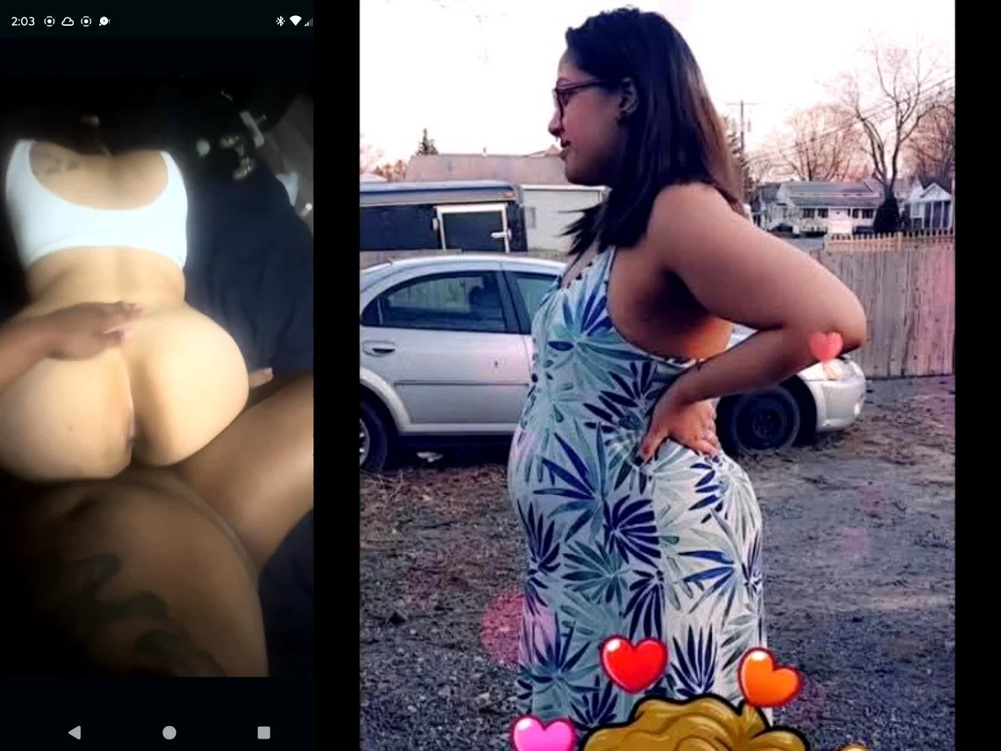 Curvy latina caught outside pregnant by neighborhood BBC image 9