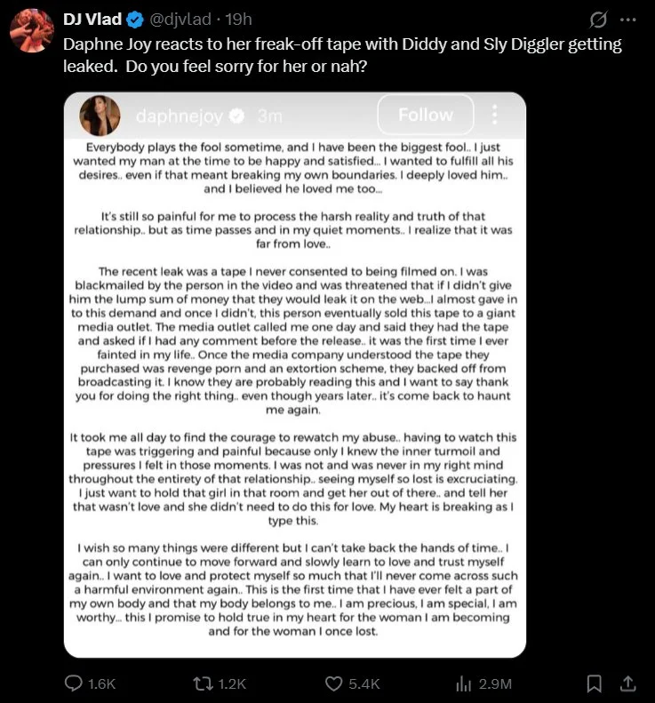Dj Vlad Made The Block Super Hot, All Diddy Freak Off Tapes Got Taken Down Off Erome image 5