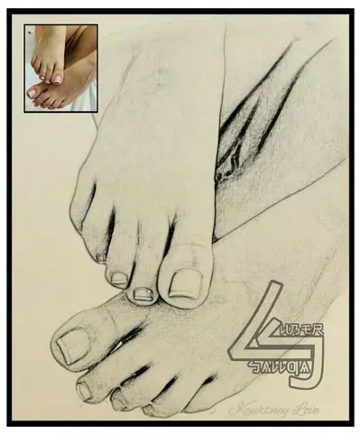 Drawing Kourtney Love cover image