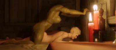 [OC] Futa Orc does anal sex with Futa human cover image