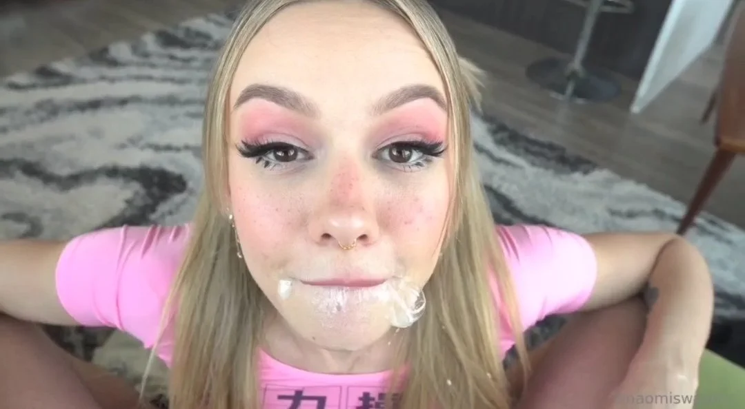 Young cutie sucked Bwc for massive Cum Pov image 7