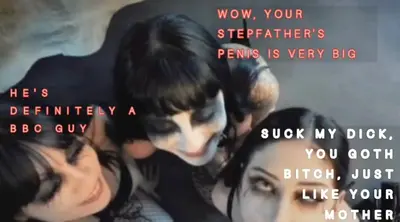Goth girl blowjob bbc! cover image