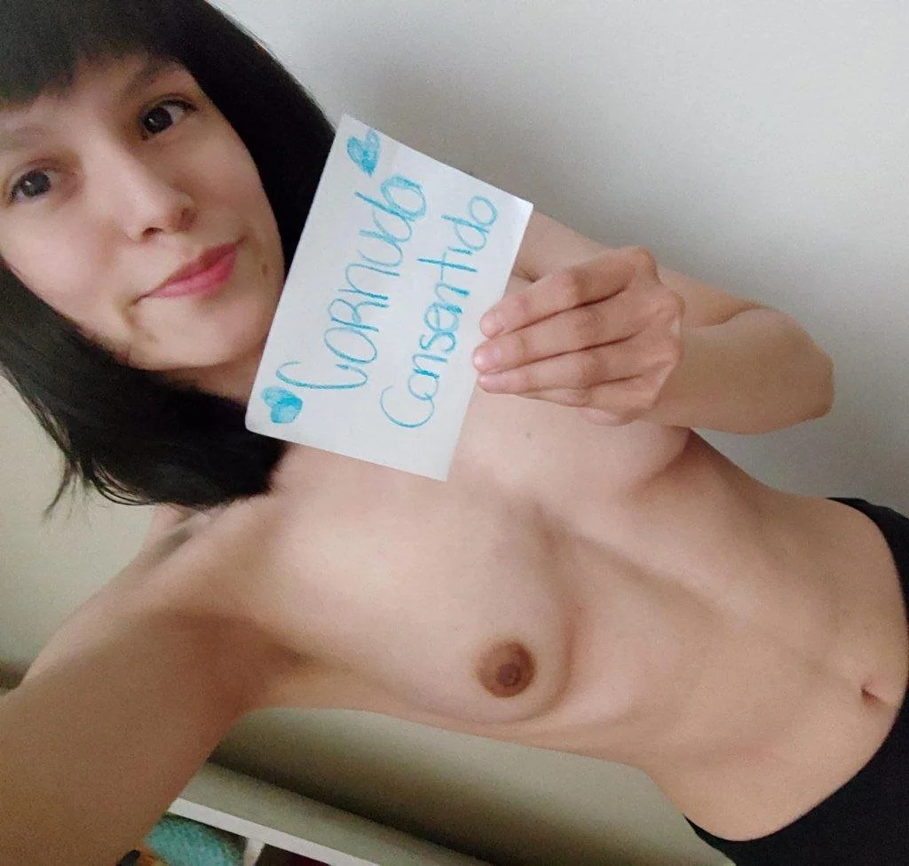 Consenting cuckold's girlfriend exposed image 5
