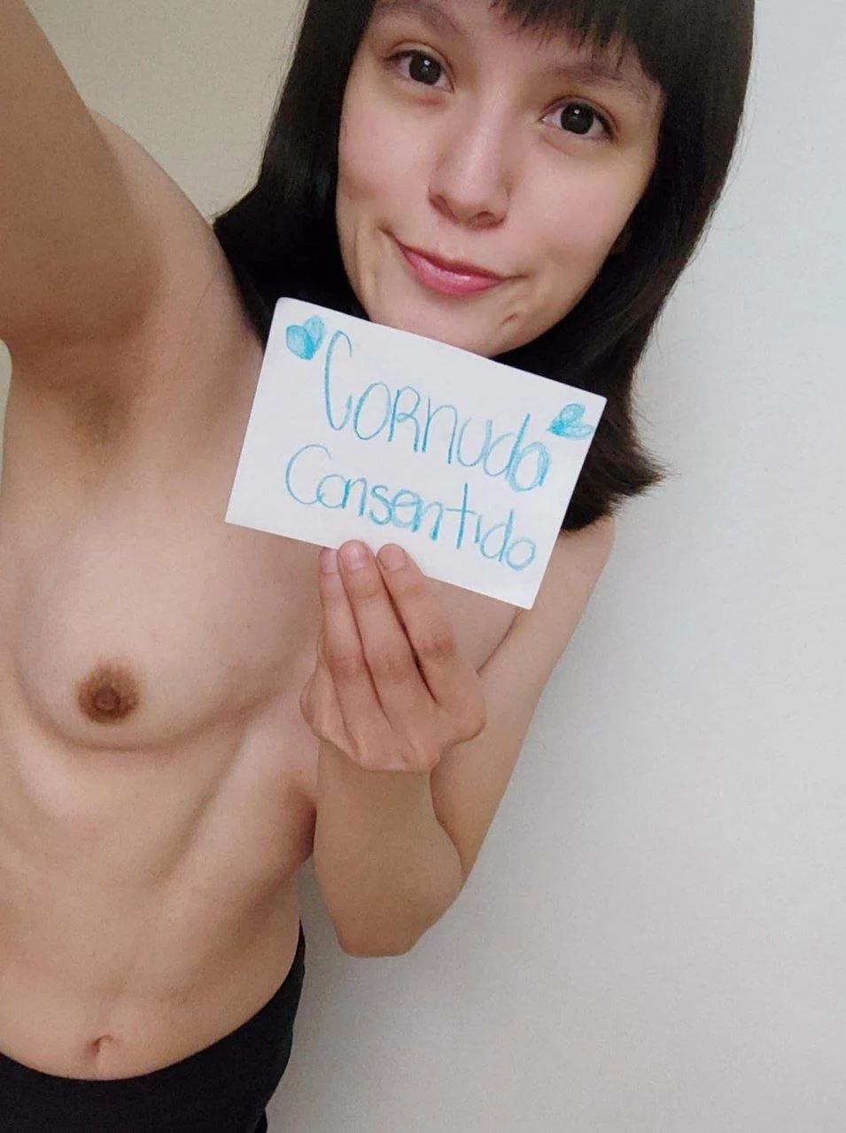 Consenting cuckold's girlfriend exposed image 6