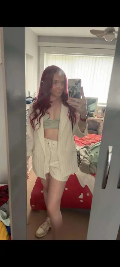 Hot redhead sex doll body waiting to trib her cover image