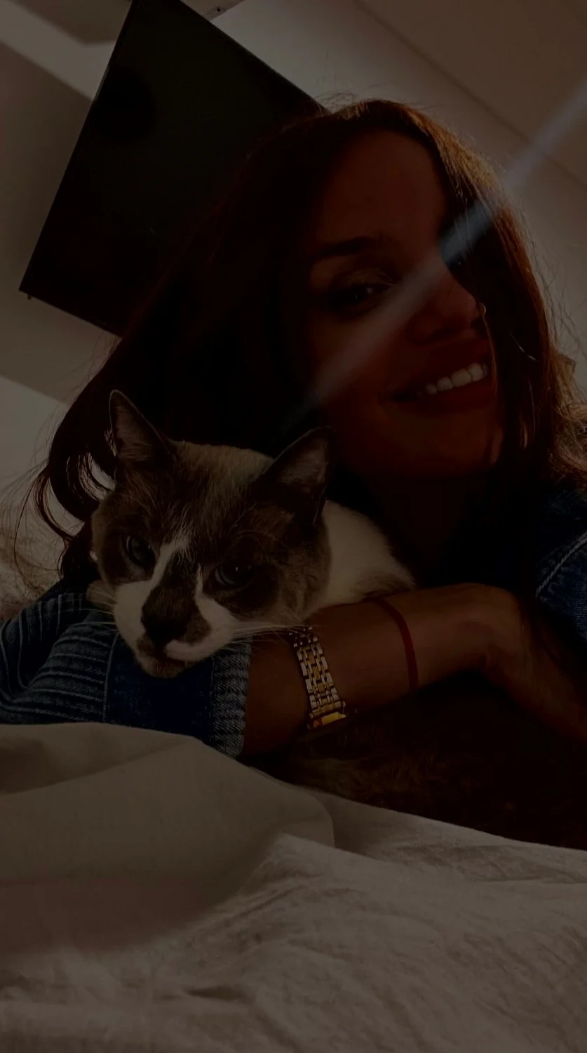 Cuddles, purrs with my cat 'cos I'm out of the office image 2