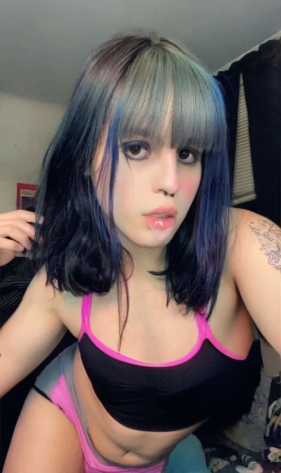 Trans Girl Natalie Okan Showing off her tiny clitty and fat ass main image