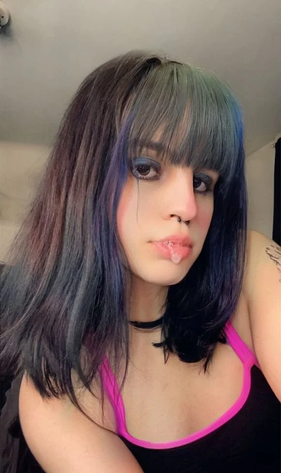 Trans Girl Natalie Okan Showing off her tiny clitty and fat ass image 9