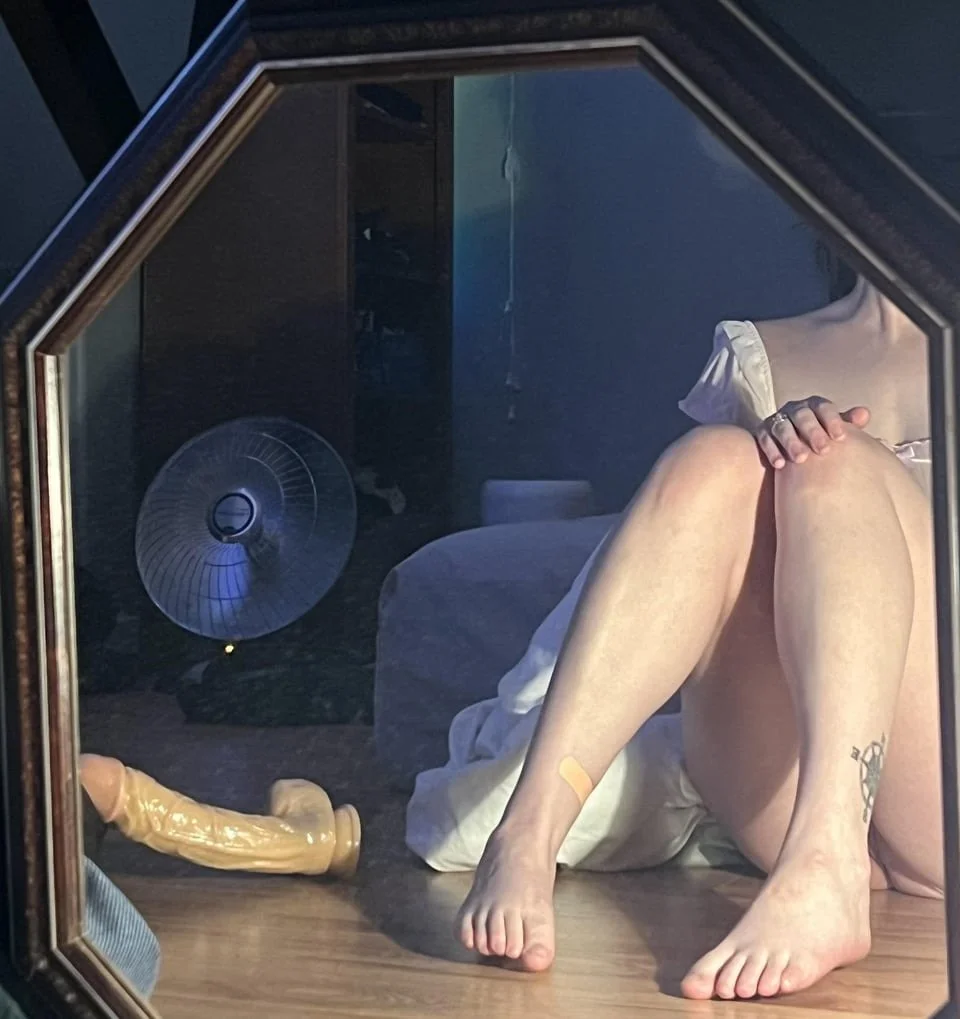Asian slut loves her toys image 14