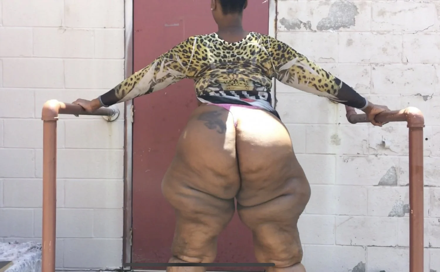 Ghetto Auntie Big Booty Modeling image 3