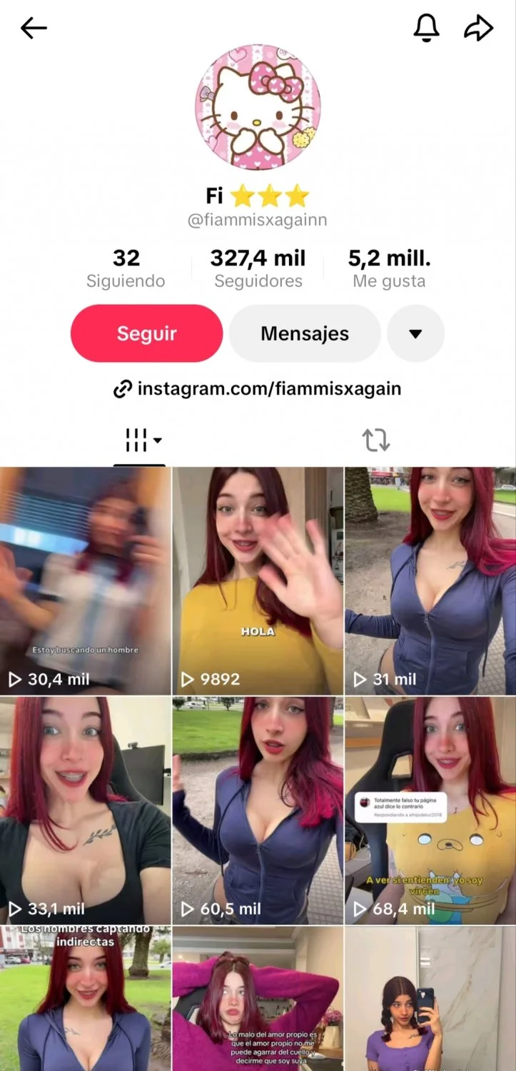 fiammisxagainn buenísima tik toker argentina montando dildo image 1