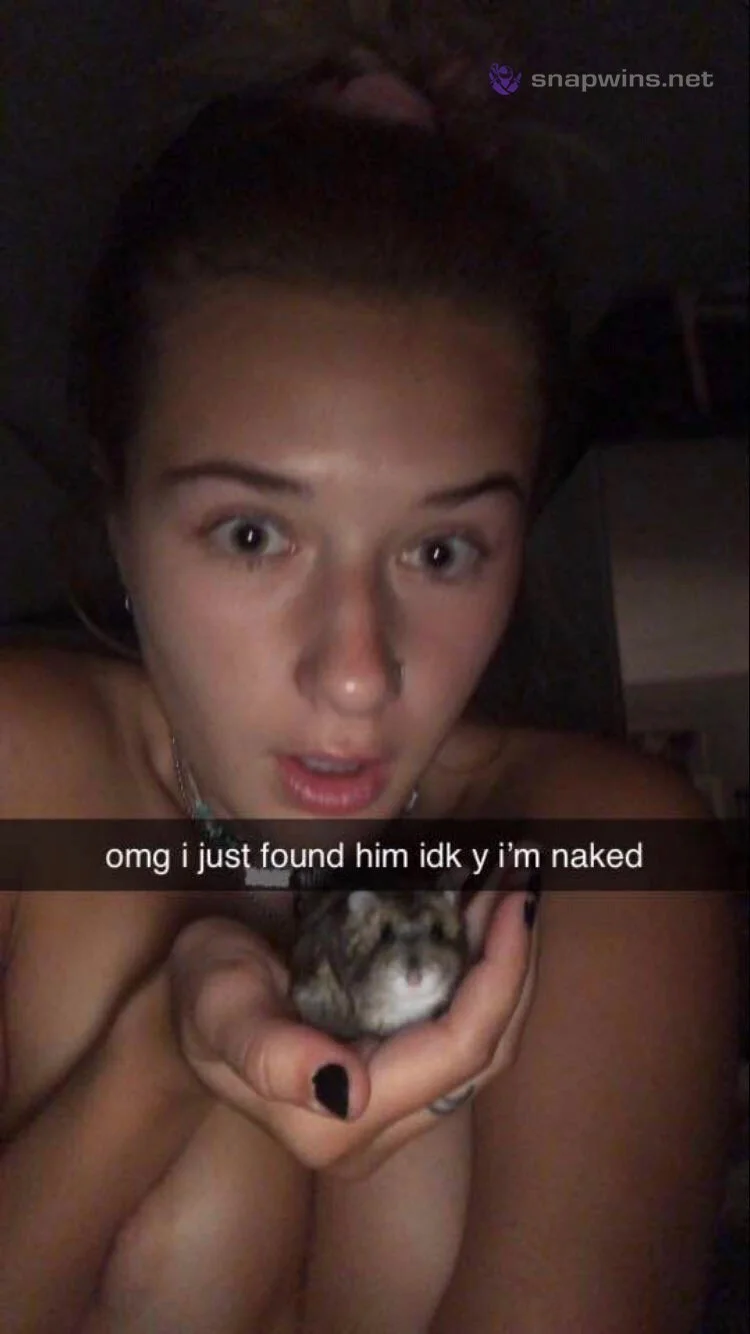 University student getting ready for class Snapchat Leaked image 3