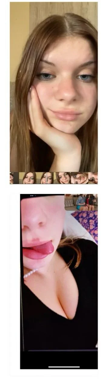 18yo Slut cheating on Snap with her ex while bf is working image 4