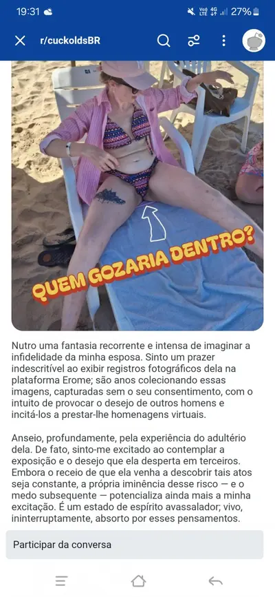 P-R-A-Z-E-R em exibir minha esposa cover image