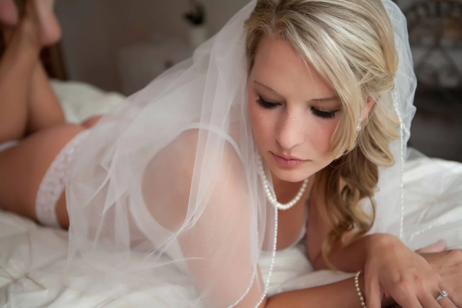 Busty Blonde Milf Boudoir image 5