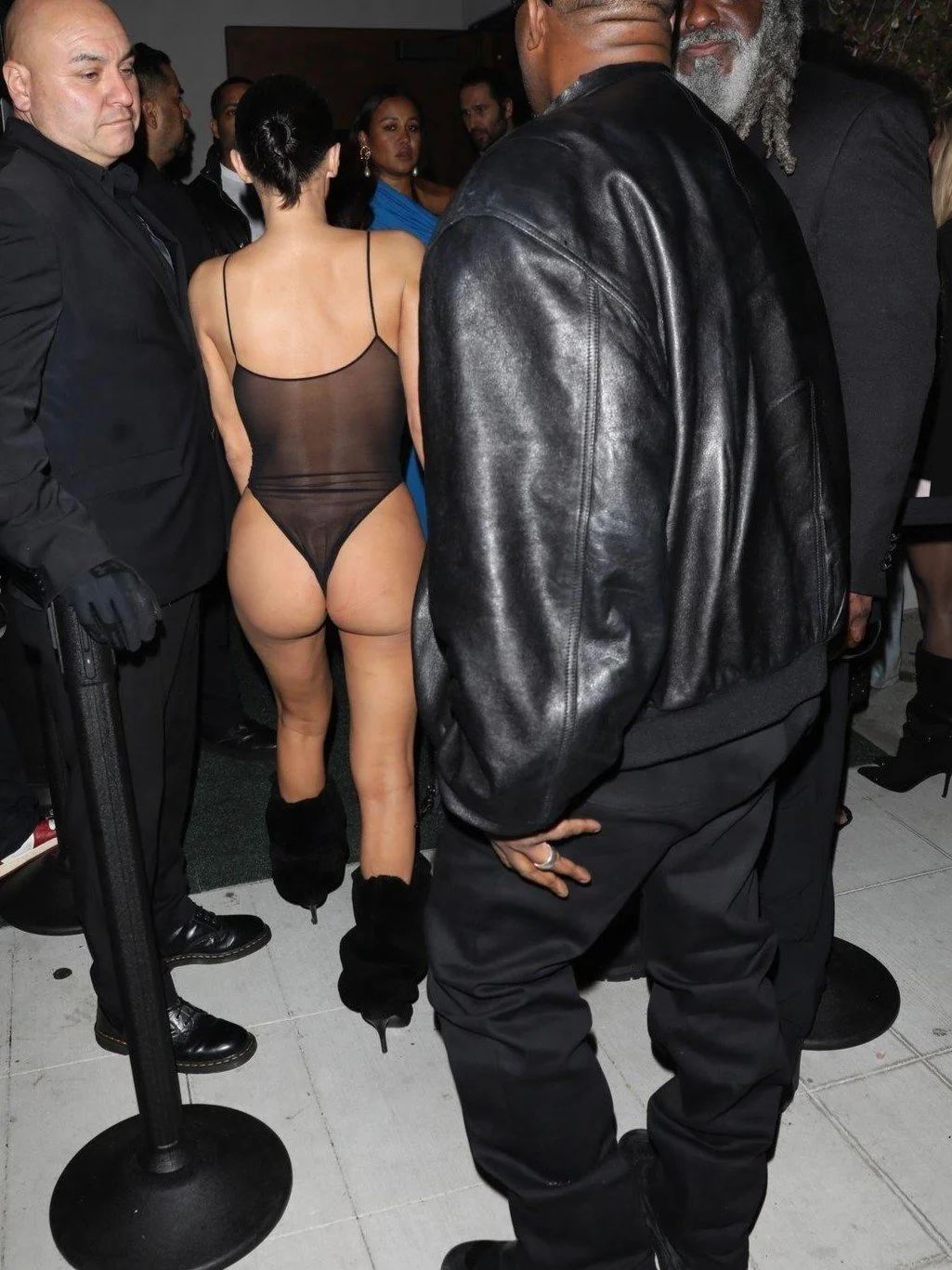 Bianca Censori Nipples See-Through (Kanye West Wife) image 20