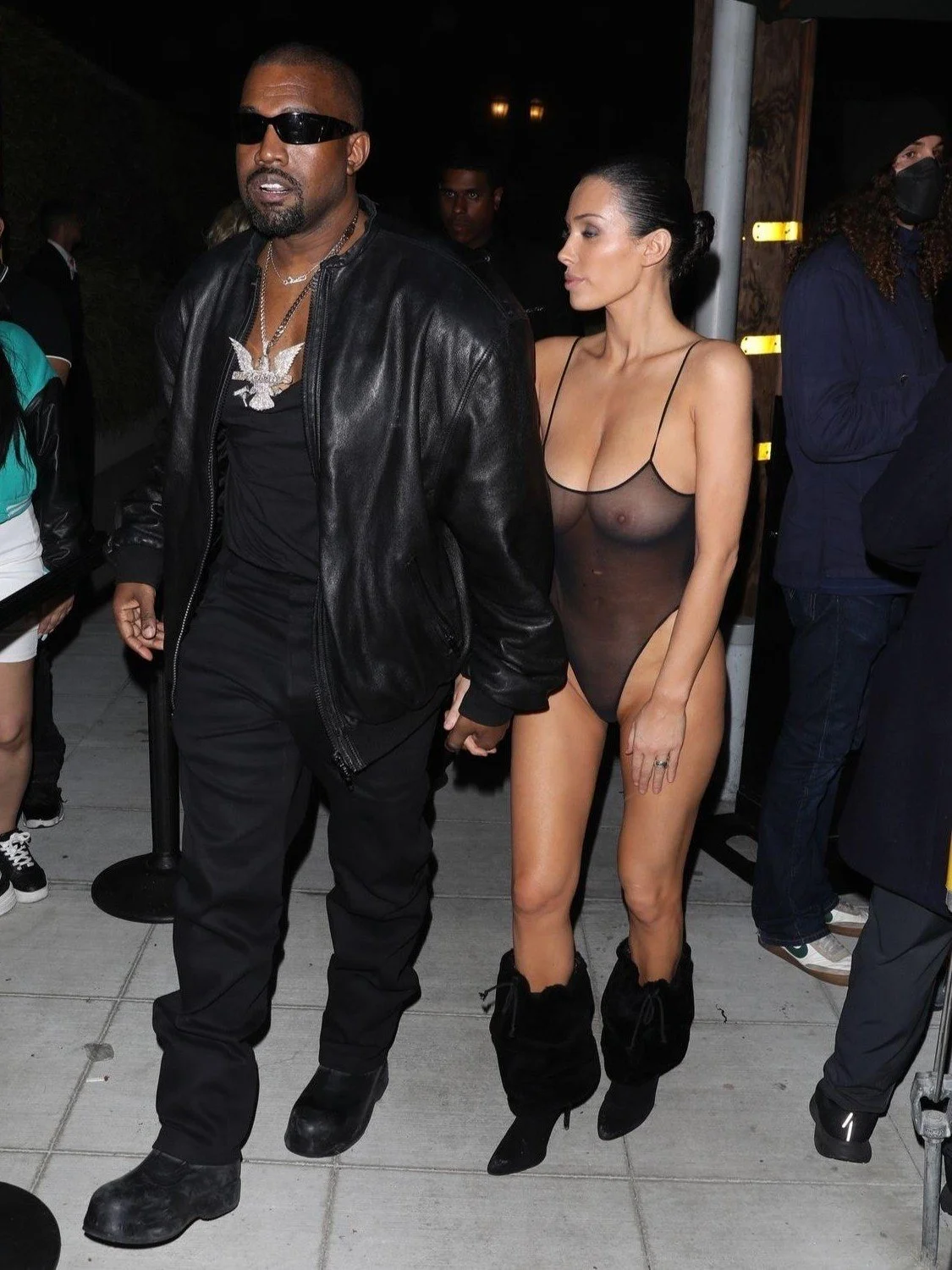 Bianca Censori Nipples See-Through (Kanye West Wife) image 25