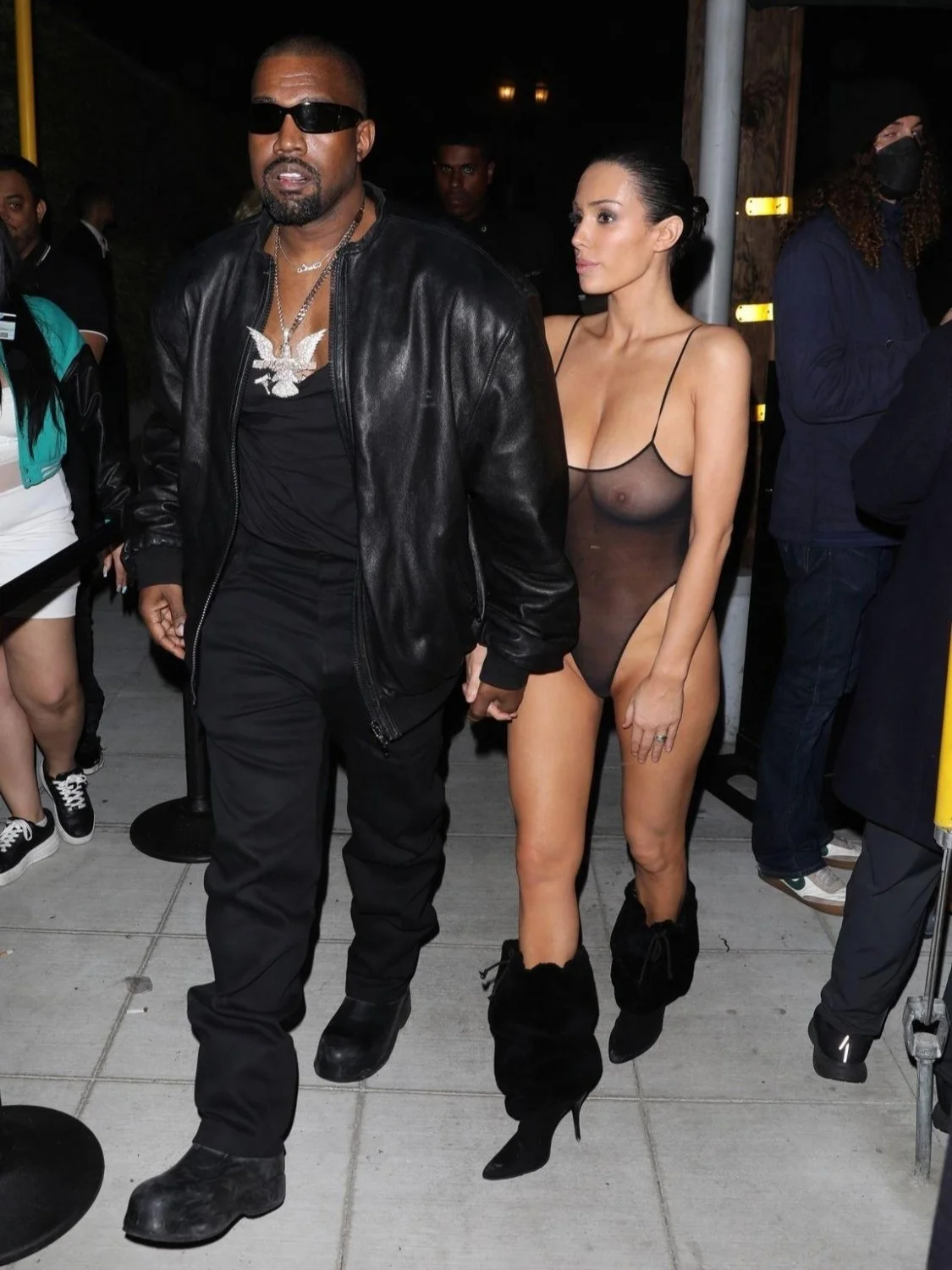 Bianca Censori Nipples See-Through (Kanye West Wife) image 26
