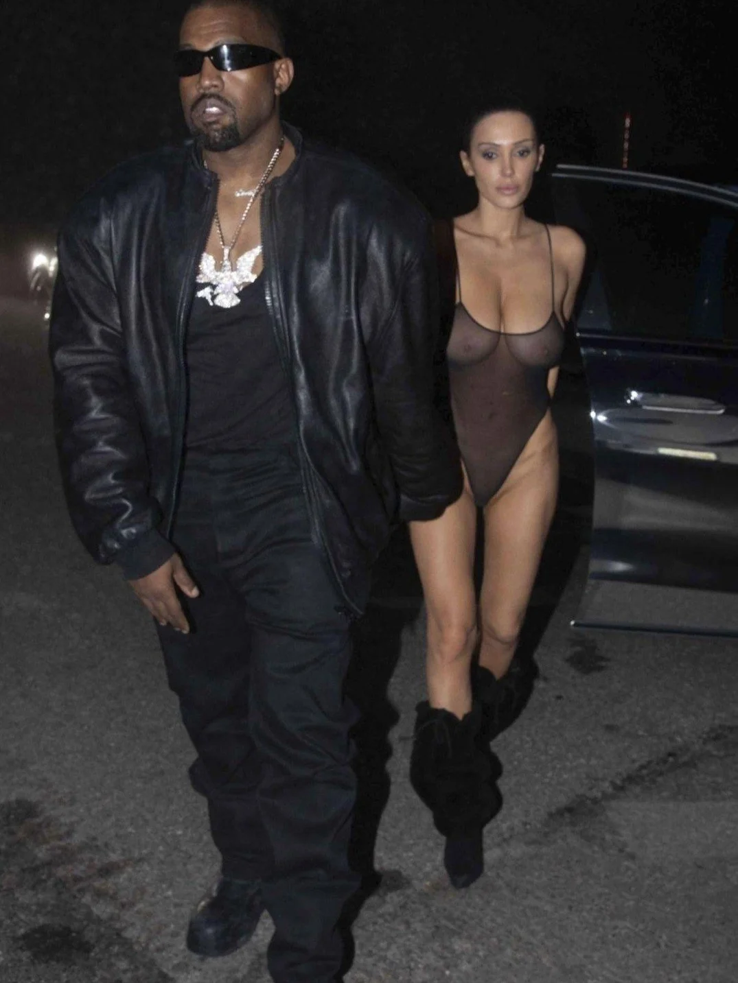 Bianca Censori Nipples See-Through (Kanye West Wife) image 3