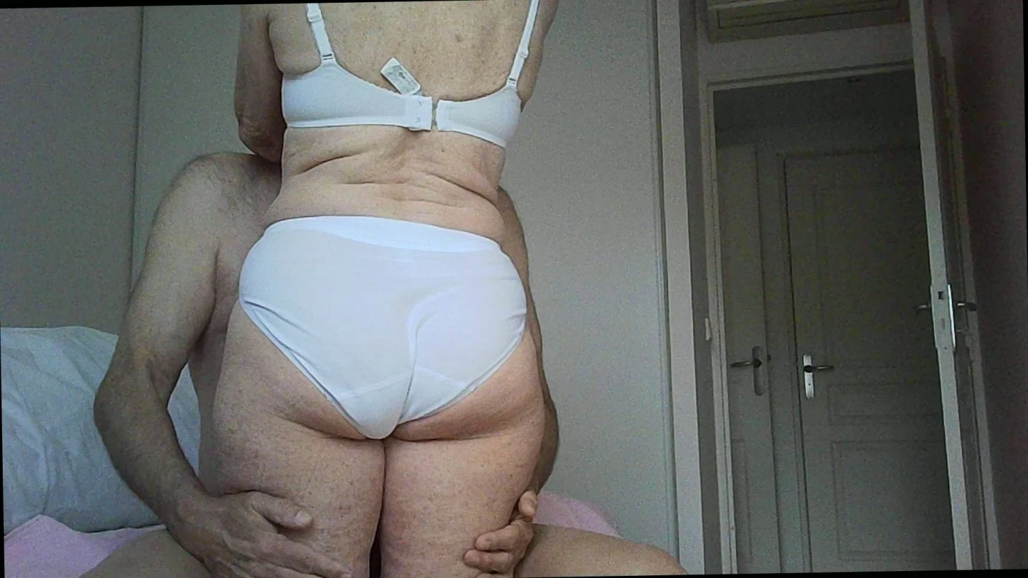 Latest unaware granny nurse Solange cheating (soft parts first) image 14
