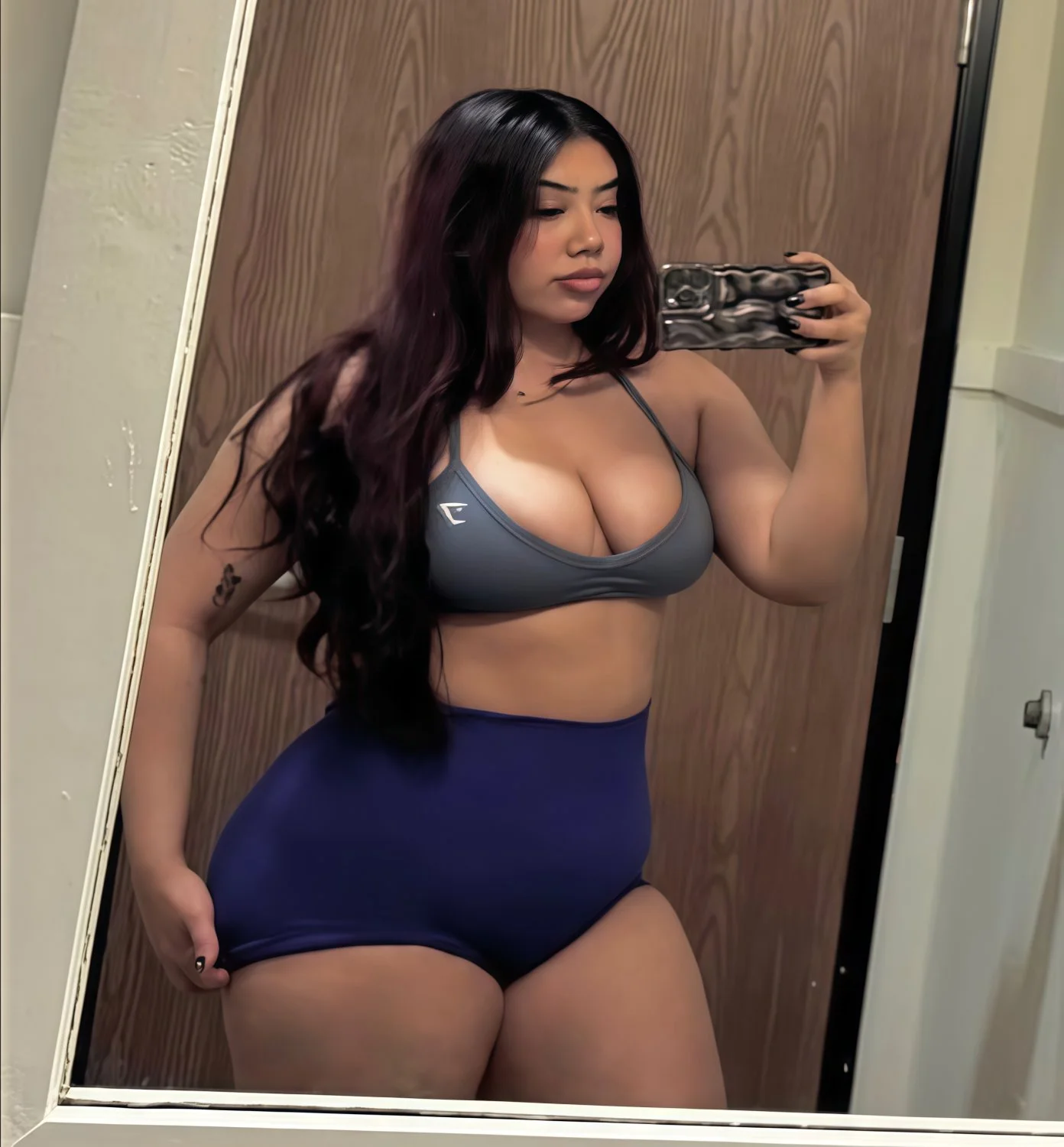 Crazy thick phat meaty ass irl Latina is the definition of Built 4 BBC image 2