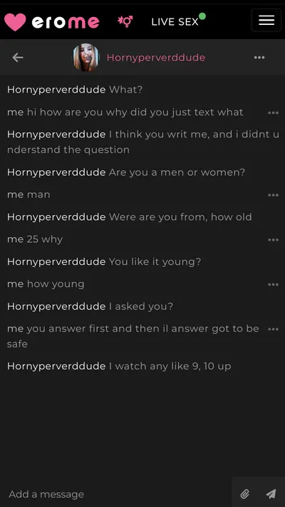Warning pedophile user cover image