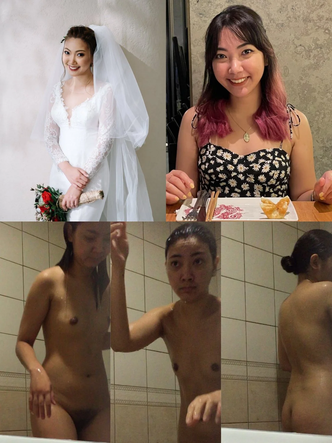 38-year-old Filipina Bien caught showering image 1