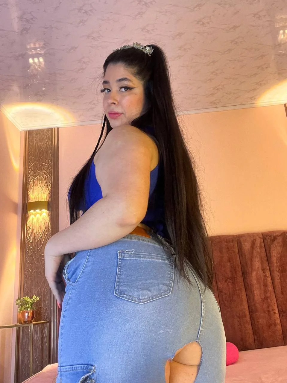 I tore my pants as my desire and the urge to have you split my pussy fast won me over... image 3