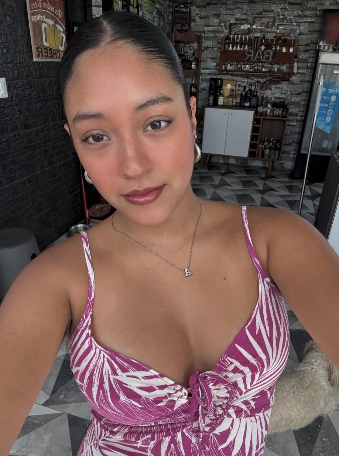 Sexy Latina mami showing off her big fuck able tits and body main image