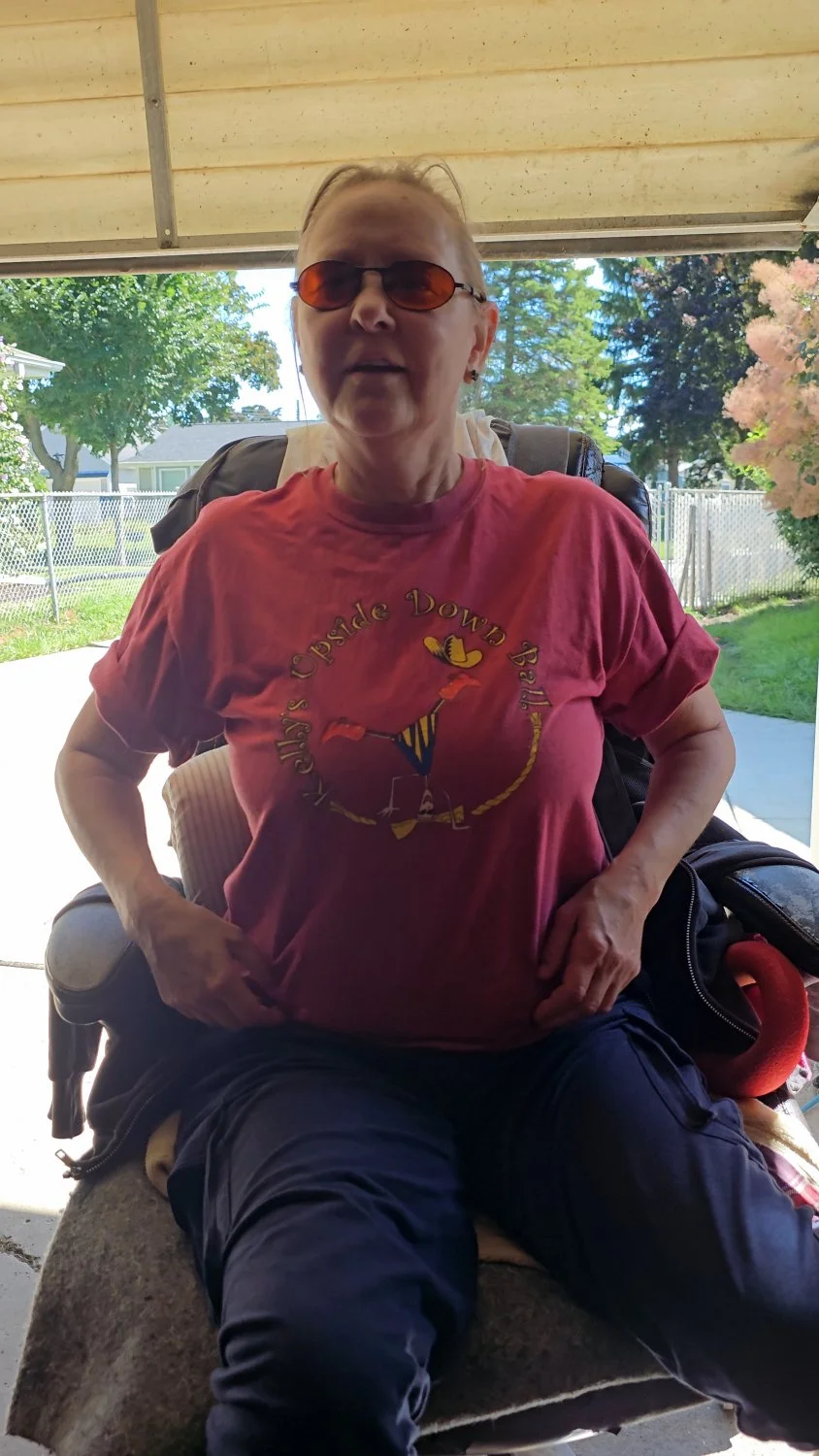 My girlfriend Lori has a nice natural set of tits. image 2