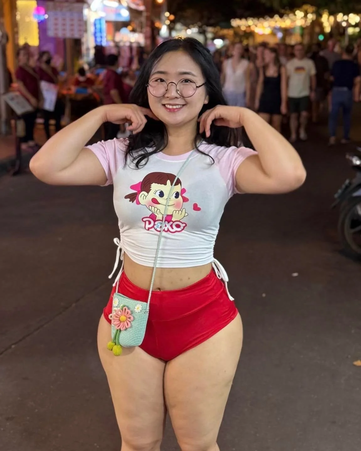 Thick ass Asian influencer image 12