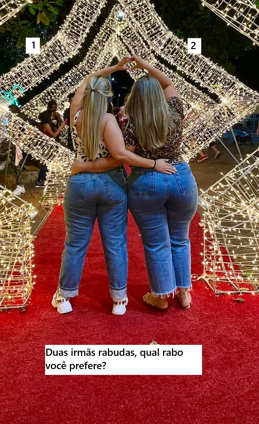 Dois cuzão enorme, qual você escolheria? image 1