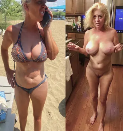 Dressed undressed MILF mom of 3 cover image