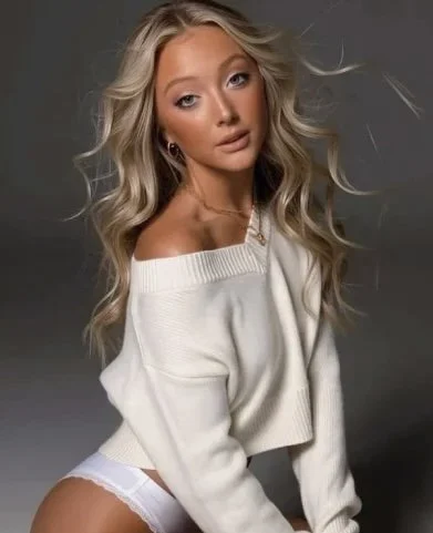 Horny little blonde collage girl. image 2