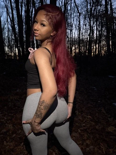 Chocolate Ebony redbone baddie image 28