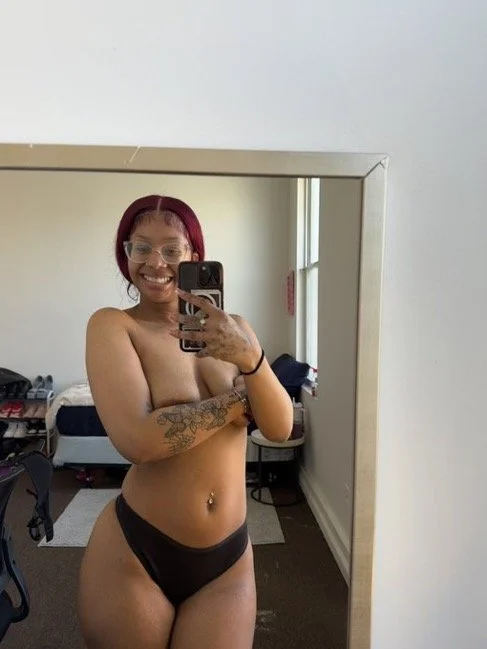 Chocolate Ebony redbone baddie image 35