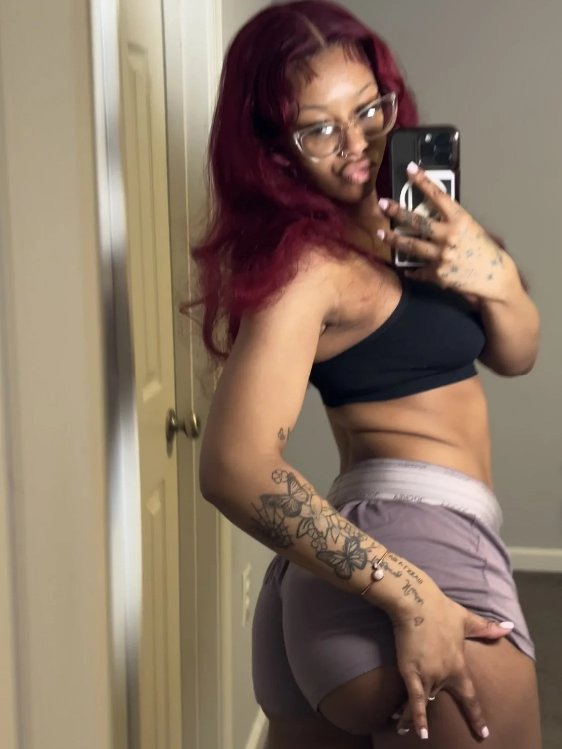 Chocolate Ebony redbone baddie image 41