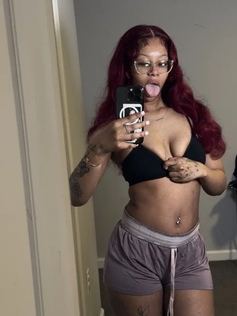 Chocolate Ebony redbone baddie image 42