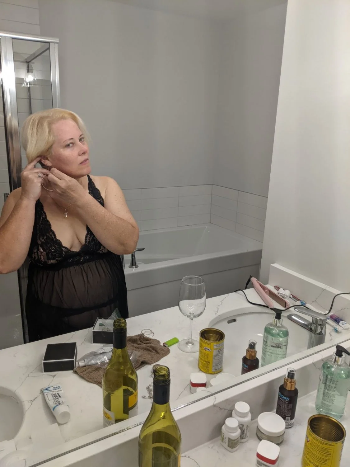 Amature Curvy Blonde Wife....Per Request image 3
