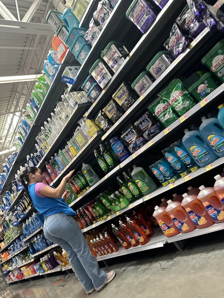 Thick Latina Walmart Worker image 6