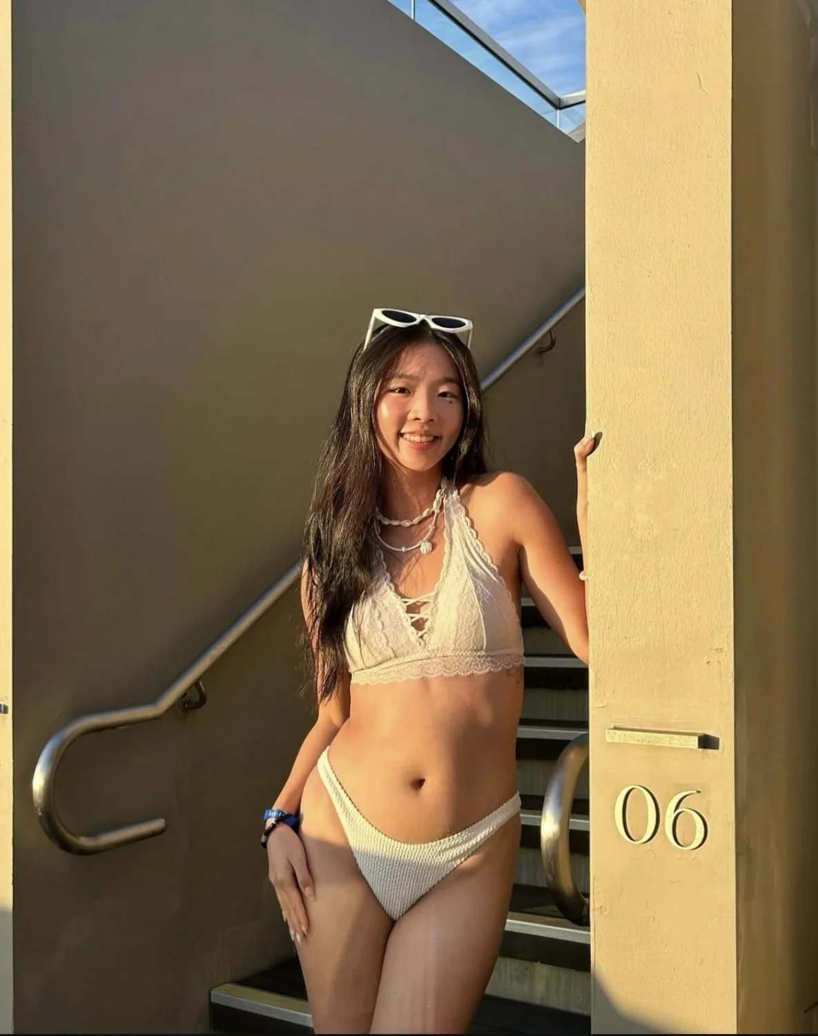asian slut at pool main image