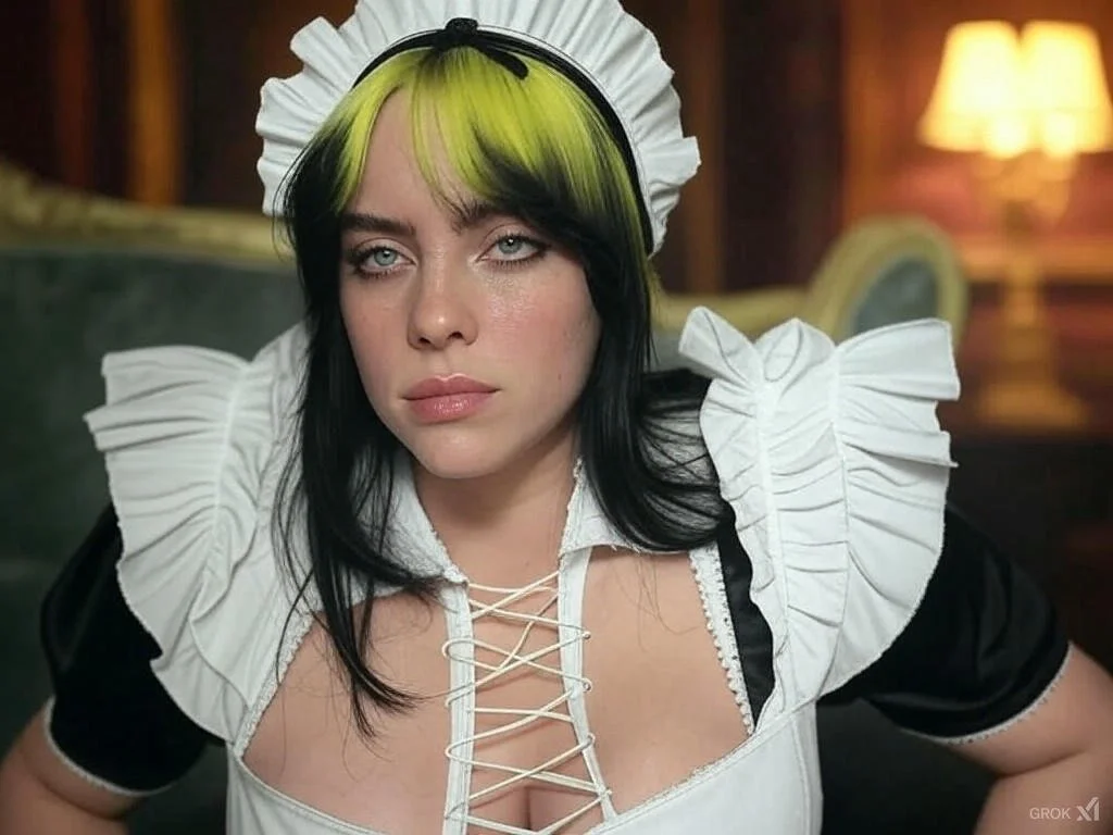 Celebrity AI Billie Nicki Maid sluts image 7