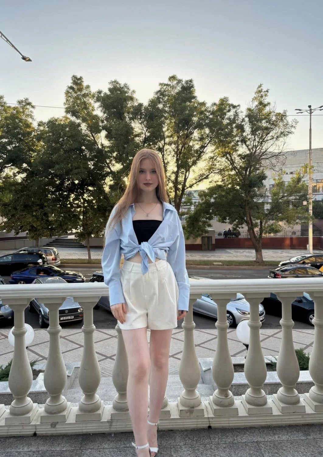 18yo redhead slut love wearing high heels image 14