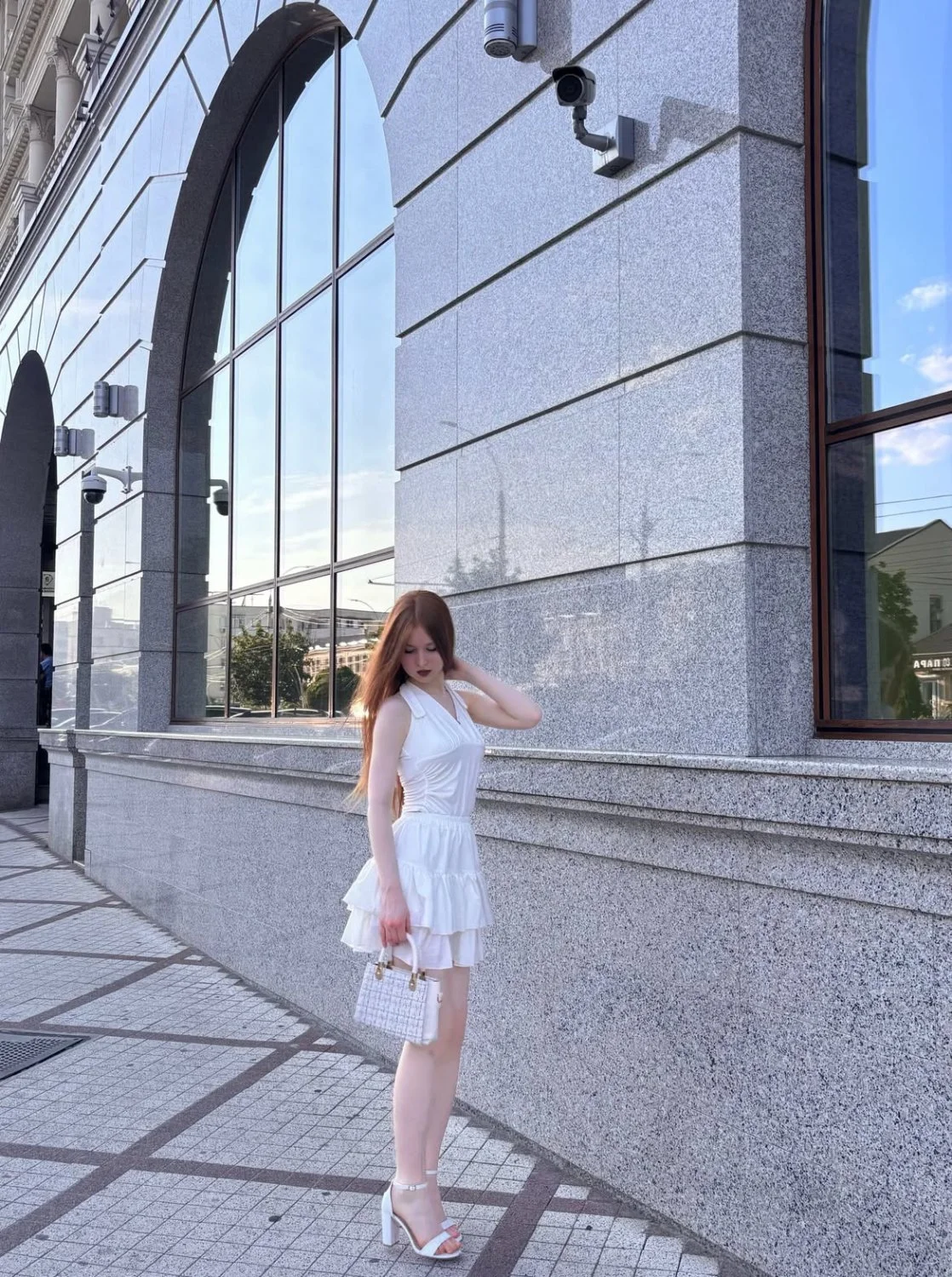 18yo redhead slut love wearing high heels image 22