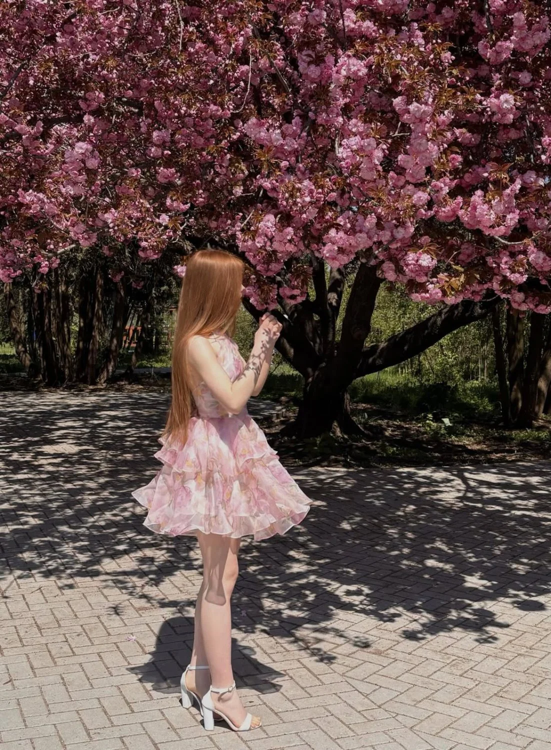 18yo redhead slut love wearing high heels image 24