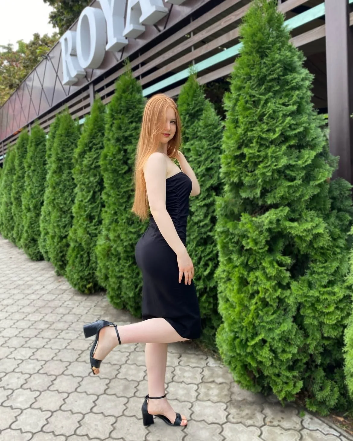 18yo redhead slut love wearing high heels image 5