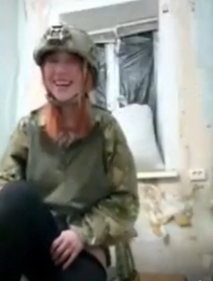 Sexy Russian soldier fucks herself with a real missile main image