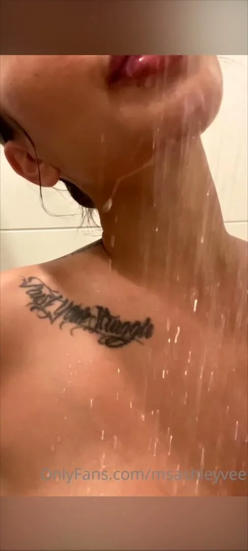 xNyxleaks - Travee shower tease exclusive content - Asian abg asian latina Big Tits college Baddie A image 1