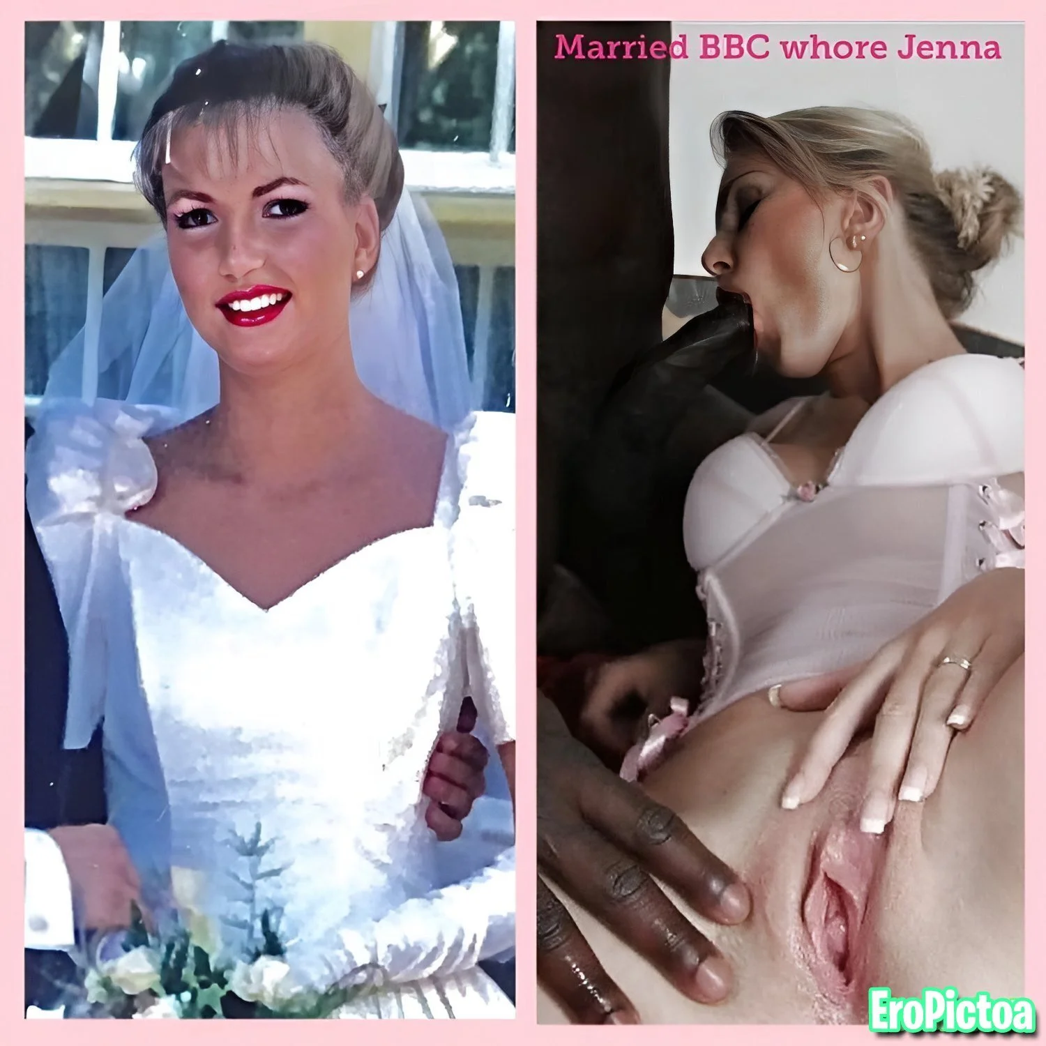 Just married & being blacked image 13
