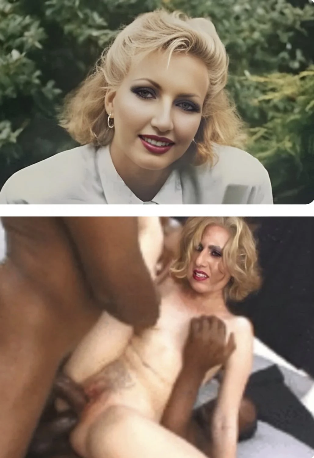 Just married & being blacked image 2